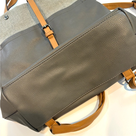 ROOTS 73 NEOT Recycled Leather like Convertible Backpack - Picture 4 of 9